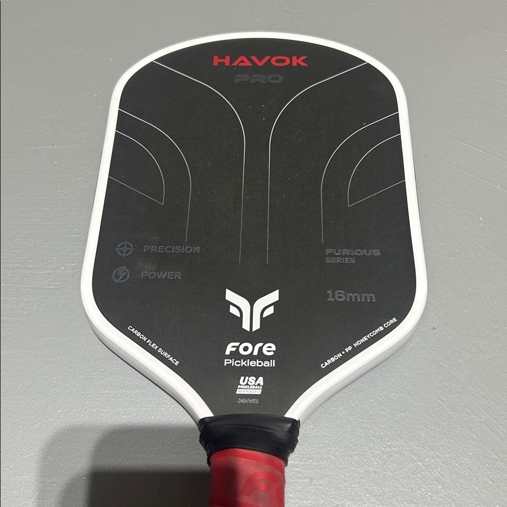 Havoc Pro Carbon Fiber Professional Pickleball Paddle with Protector Case - Picture 3 of 10